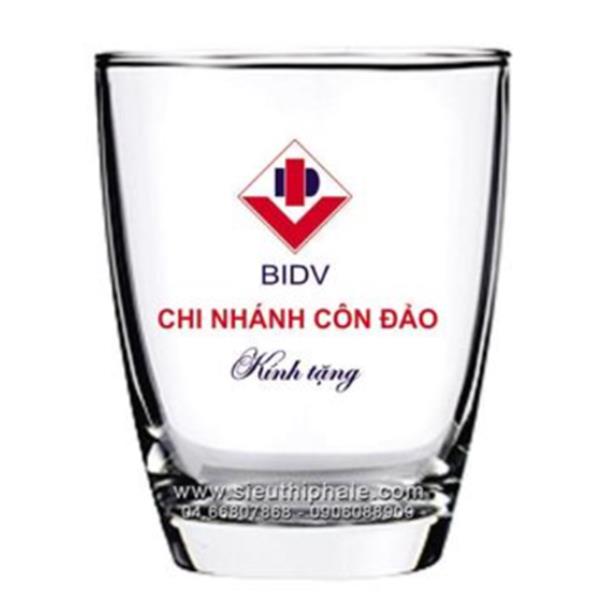 Cốc thủy tinh in logo giá rẻ Hà Nội
